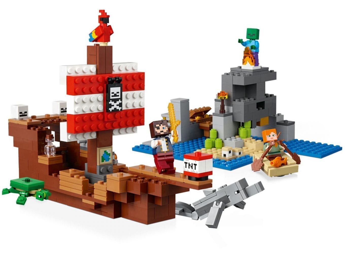 21152 LEGO® Merirosvolaivaseikkailu hinta ja tiedot | LEGOT ja rakennuslelut | hobbyhall.fi