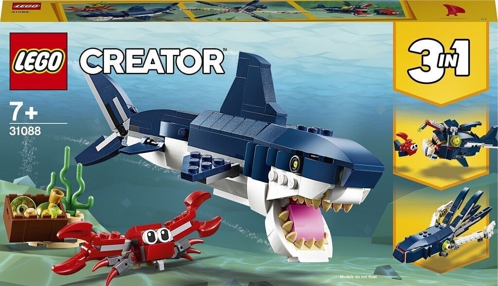 31088 LEGO® Creator Syvänmeren olennot hinta ja tiedot | LEGOT ja rakennuslelut | hobbyhall.fi