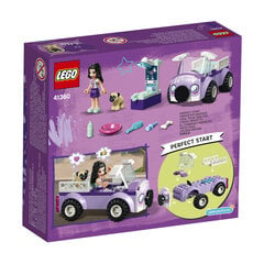 41360 LEGO® Friends Emman liikkuva eläinlääkäriklinikka hinta ja tiedot | LEGOT ja rakennuslelut | hobbyhall.fi