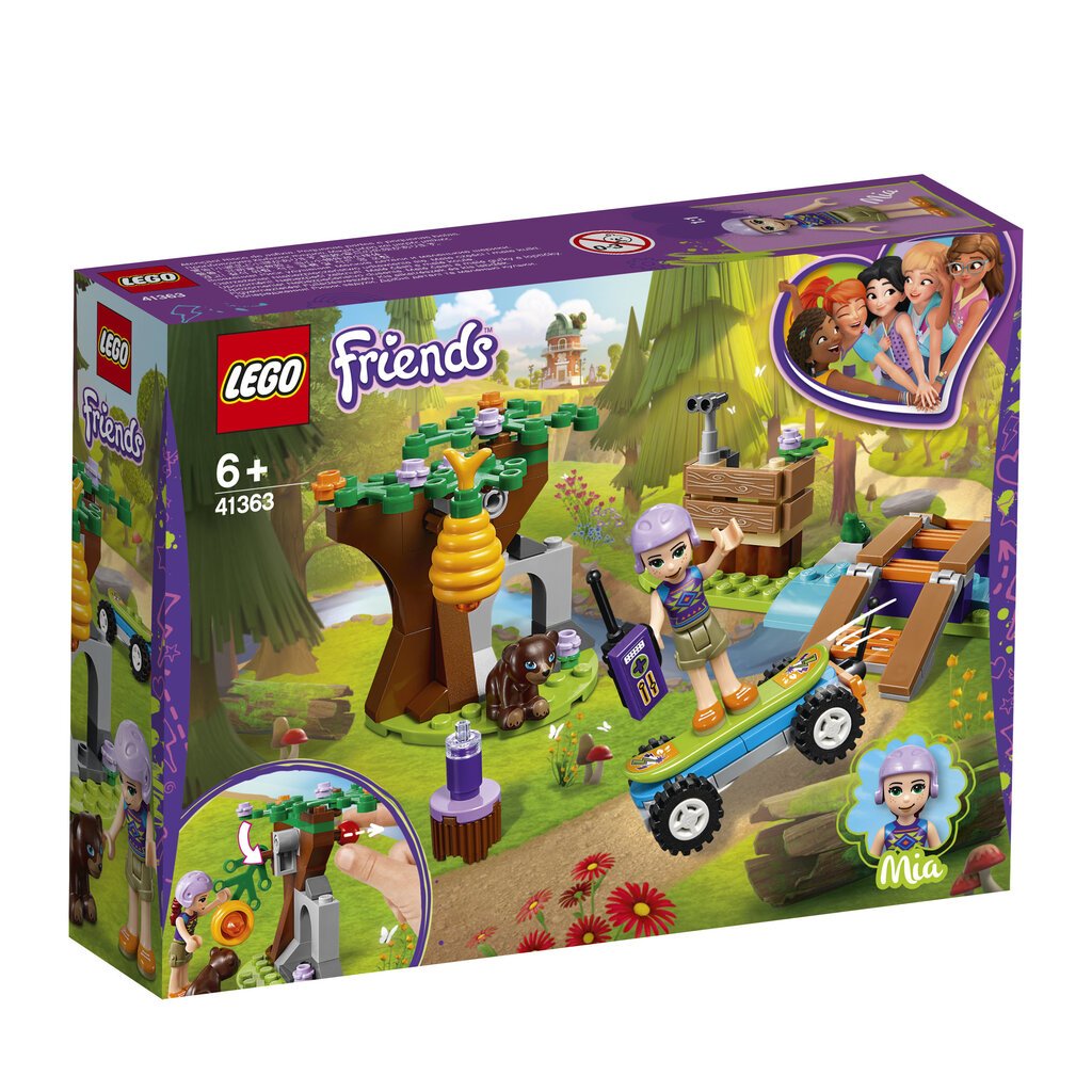 41363 LEGO® Friends Mian seikkailut metsässä hinta ja tiedot | LEGOT ja rakennuslelut | hobbyhall.fi