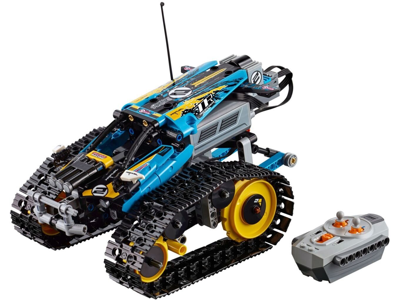 42095 LEGO® Technic Kauko-ohjattava stunttikilpa-auto hinta ja tiedot | LEGOT ja rakennuslelut | hobbyhall.fi