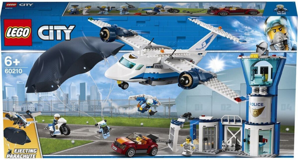 60210 LEGO® Cityn poliisin lentotukikohta hinta ja tiedot | LEGOT ja rakennuslelut | hobbyhall.fi