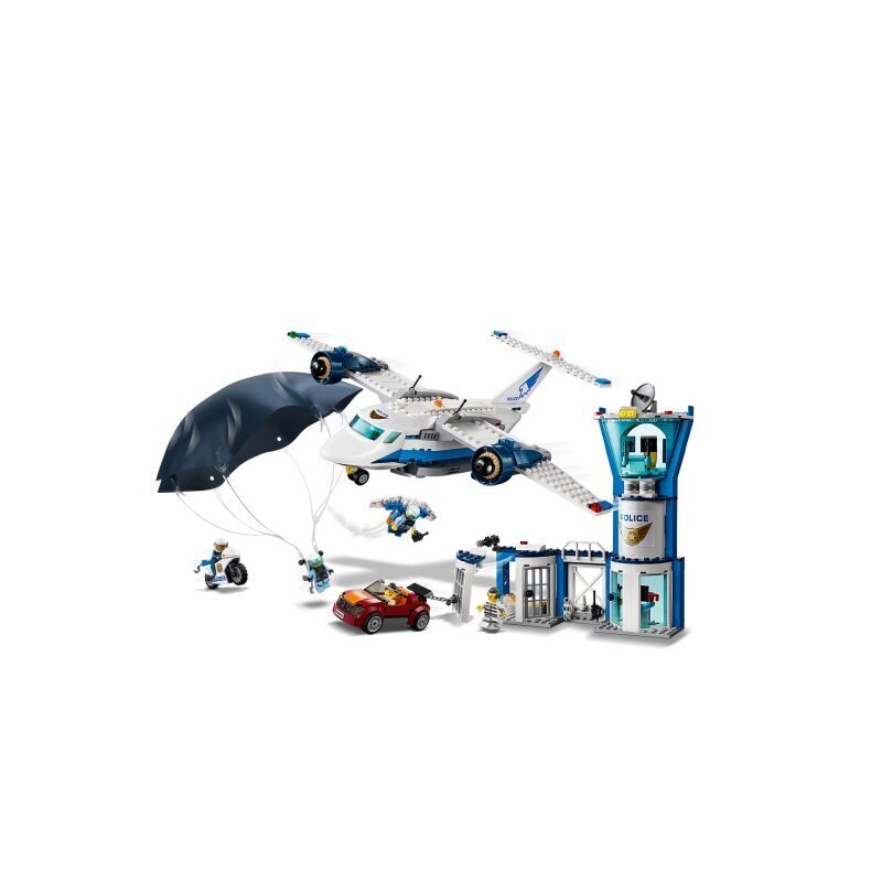 60210 LEGO® Cityn poliisin lentotukikohta hinta ja tiedot | LEGOT ja rakennuslelut | hobbyhall.fi