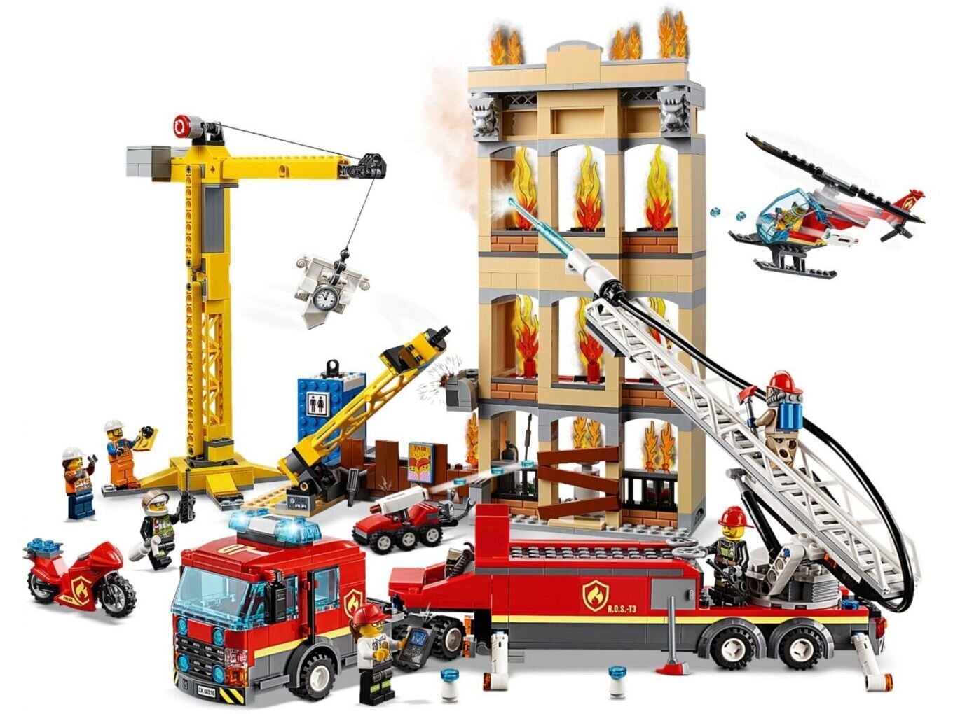 60216 LEGO® City Keskustan palokunta hinta ja tiedot | LEGOT ja rakennuslelut | hobbyhall.fi
