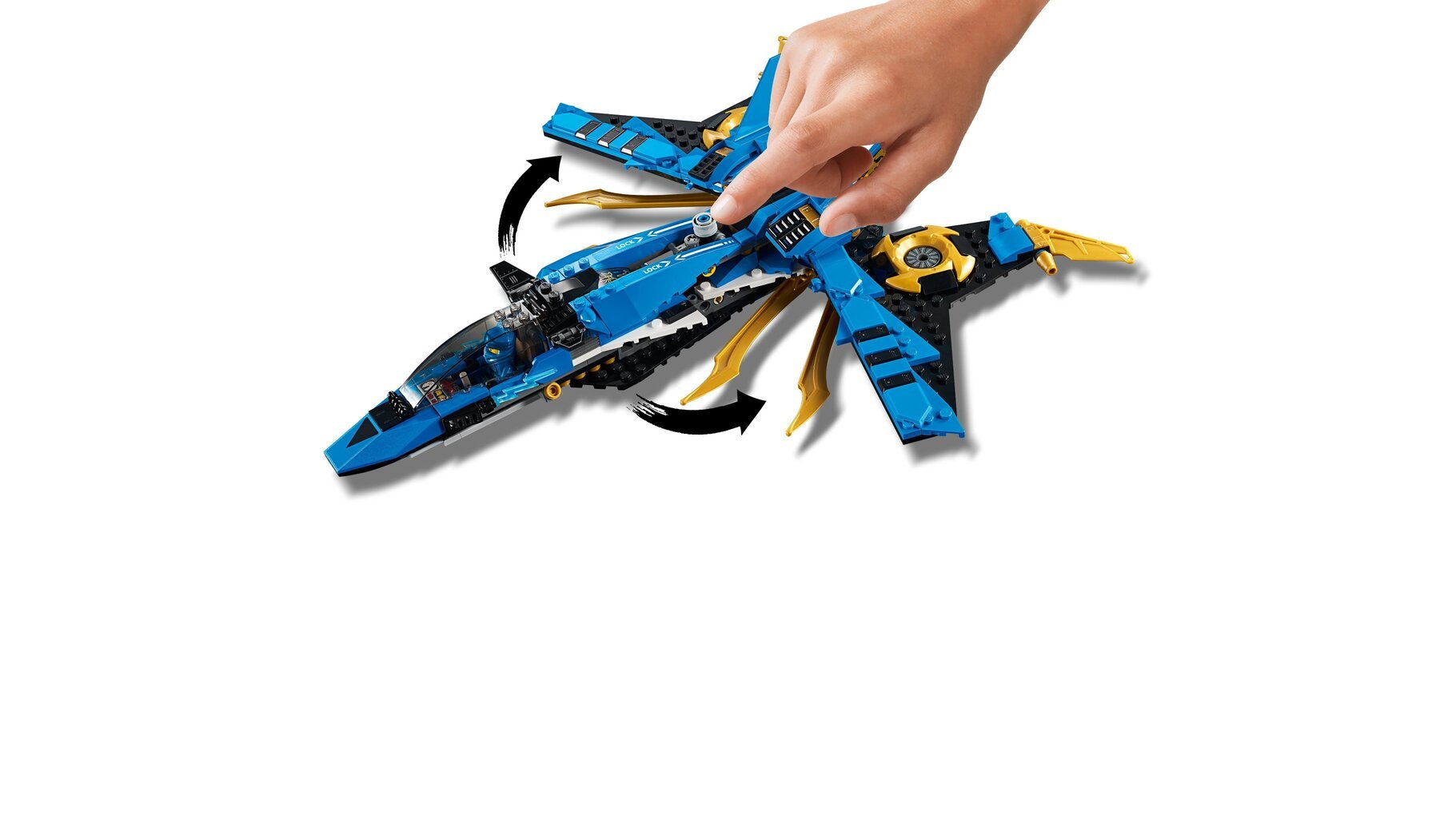 70668 LEGO® NINJAGO Jay Storm Fighter myrskytorjuntapeli hinta ja tiedot | LEGOT ja rakennuslelut | hobbyhall.fi