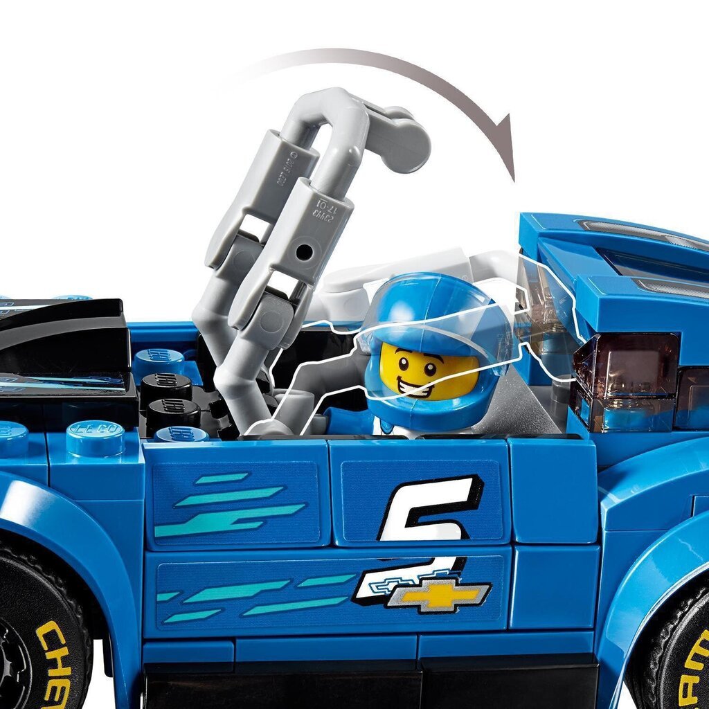 75891 LEGO® Chevrolet Camaro ZL1 -kilpa-auto hinta ja tiedot | LEGOT ja rakennuslelut | hobbyhall.fi
