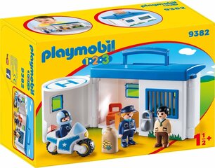 Playmobil® 1.2.3, poliisilaitos hinta ja tiedot | LEGOT ja rakennuslelut | hobbyhall.fi