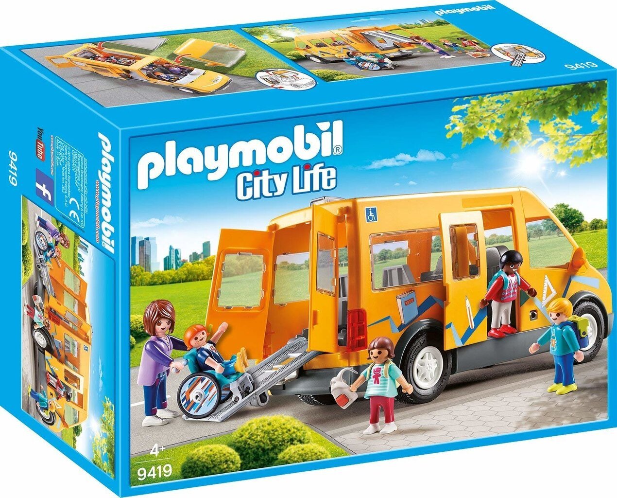 9419 PLAYMOBIL® City Life, Koulubussi hinta ja tiedot | LEGOT ja rakennuslelut | hobbyhall.fi