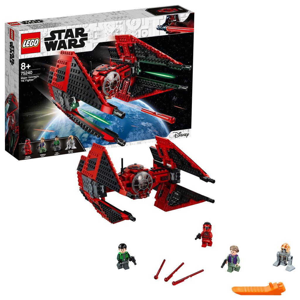 75240 LEGO® Star Wars TIE Fighter by Major Vonreg hinta ja tiedot | LEGOT ja rakennuslelut | hobbyhall.fi