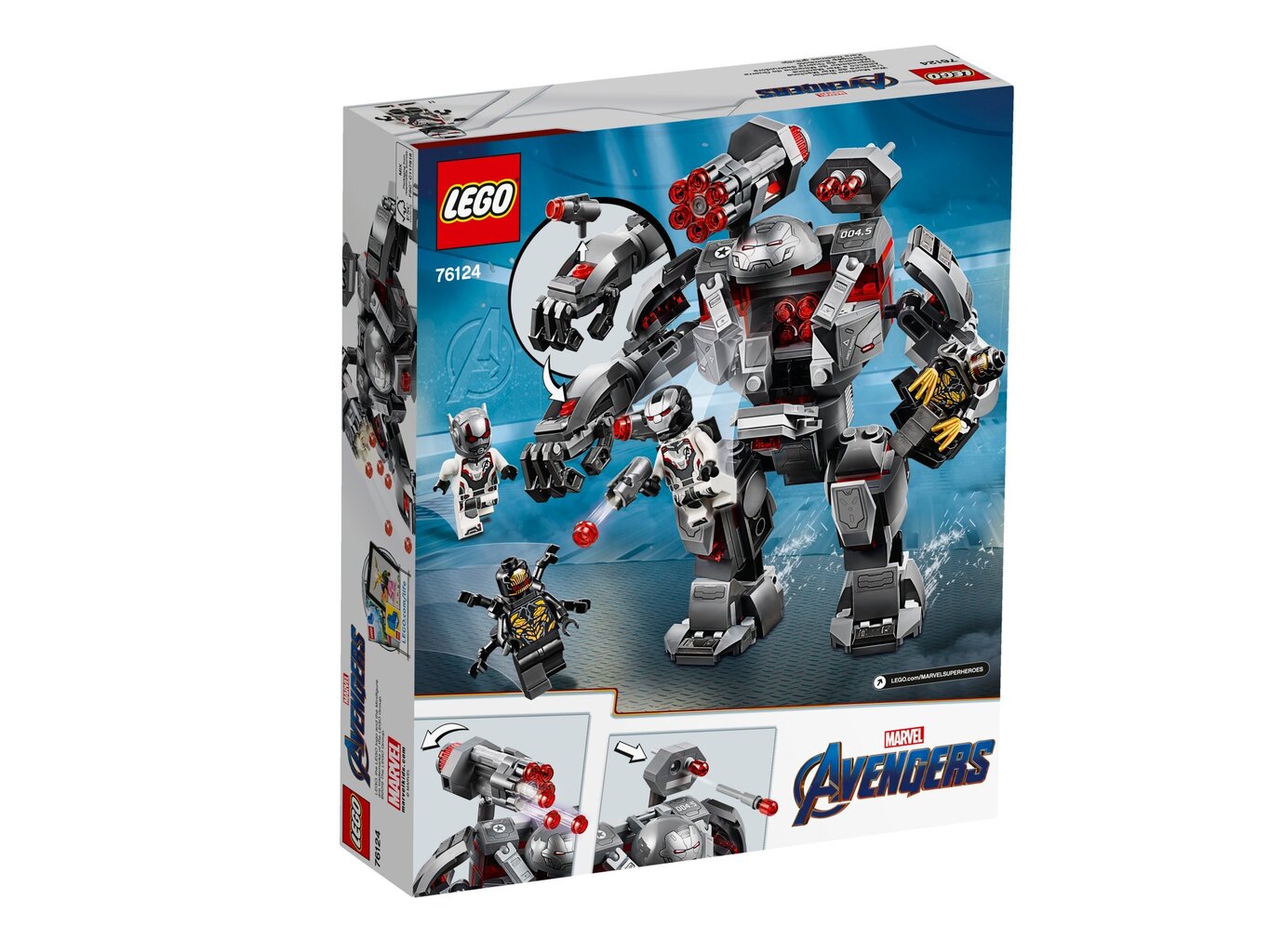 76124 LEGO® Super Heroes Sotakoneen hävittäjä hinta ja tiedot | LEGOT ja rakennuslelut | hobbyhall.fi