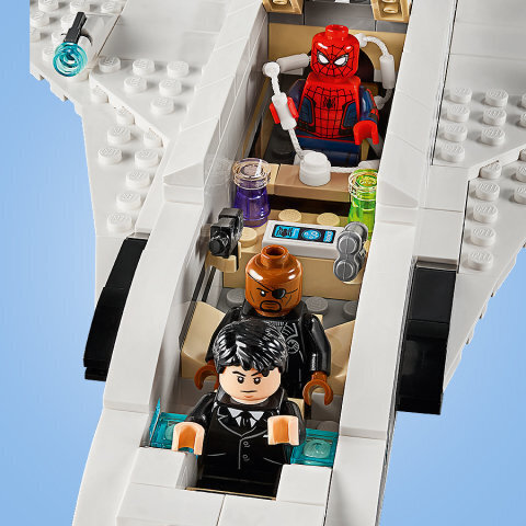 76130 LEGO® Super Heroes Stark suihkukone ja lennokki Hyökkäyspeli hinta ja tiedot | LEGOT ja rakennuslelut | hobbyhall.fi