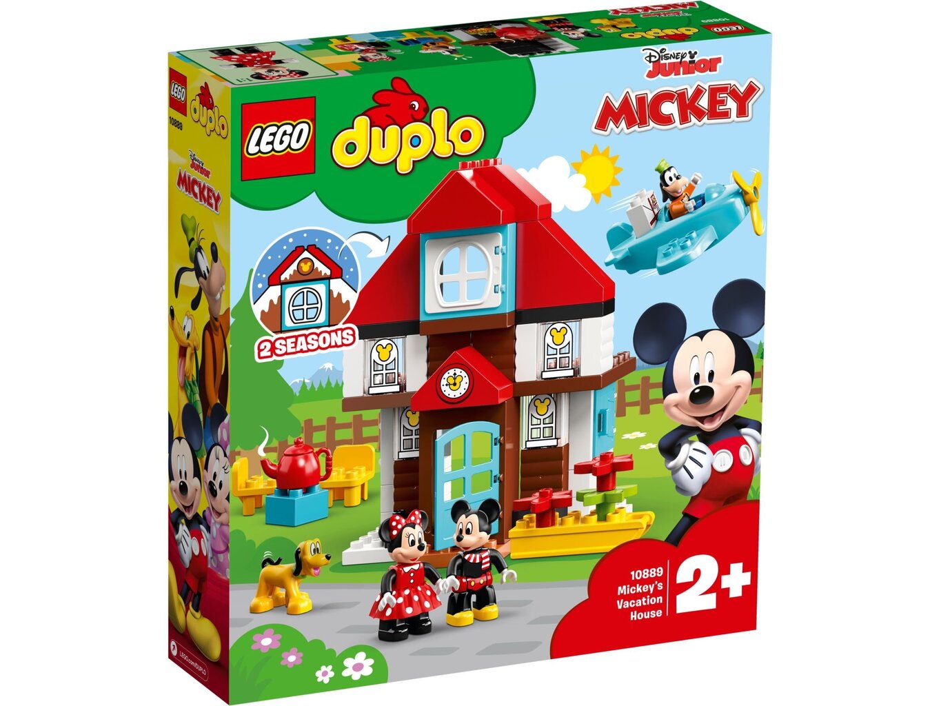 10889 LEGO® DUPLO Disney Mikki Lomatalo hinta ja tiedot | LEGOT ja rakennuslelut | hobbyhall.fi