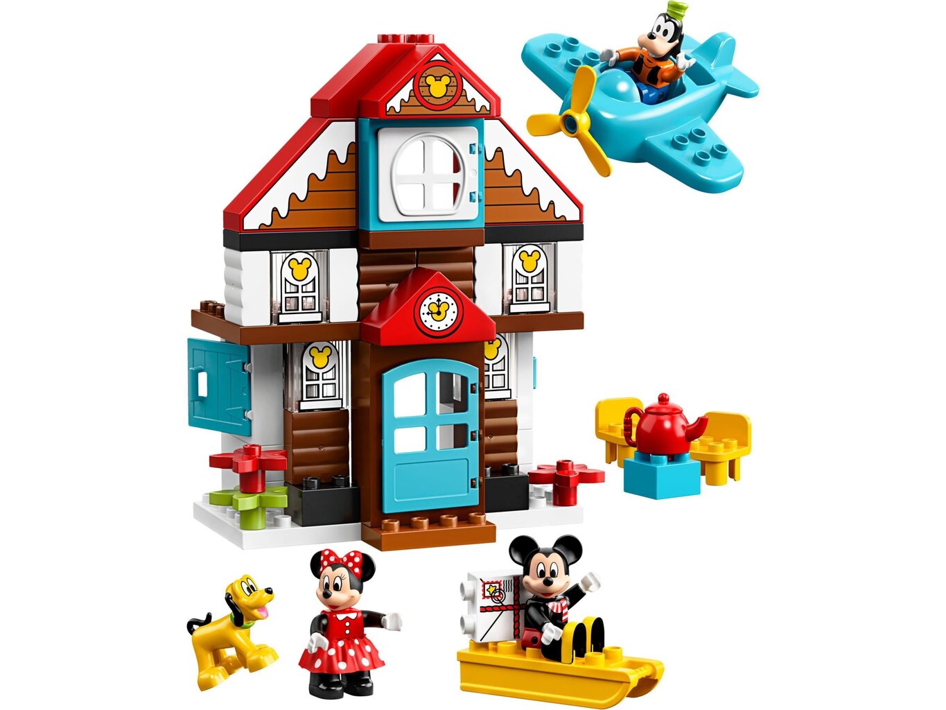 10889 LEGO® DUPLO Disney Mikki Lomatalo hinta ja tiedot | LEGOT ja rakennuslelut | hobbyhall.fi