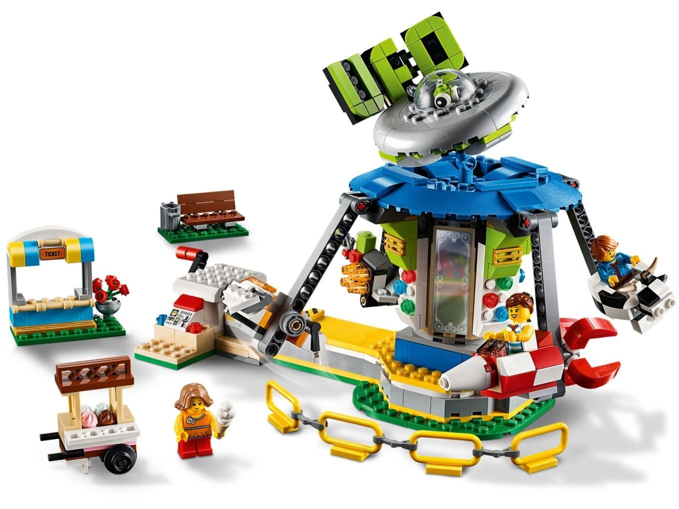 31095 LEGO® Creator tivolikaruselli hinta ja tiedot | LEGOT ja rakennuslelut | hobbyhall.fi