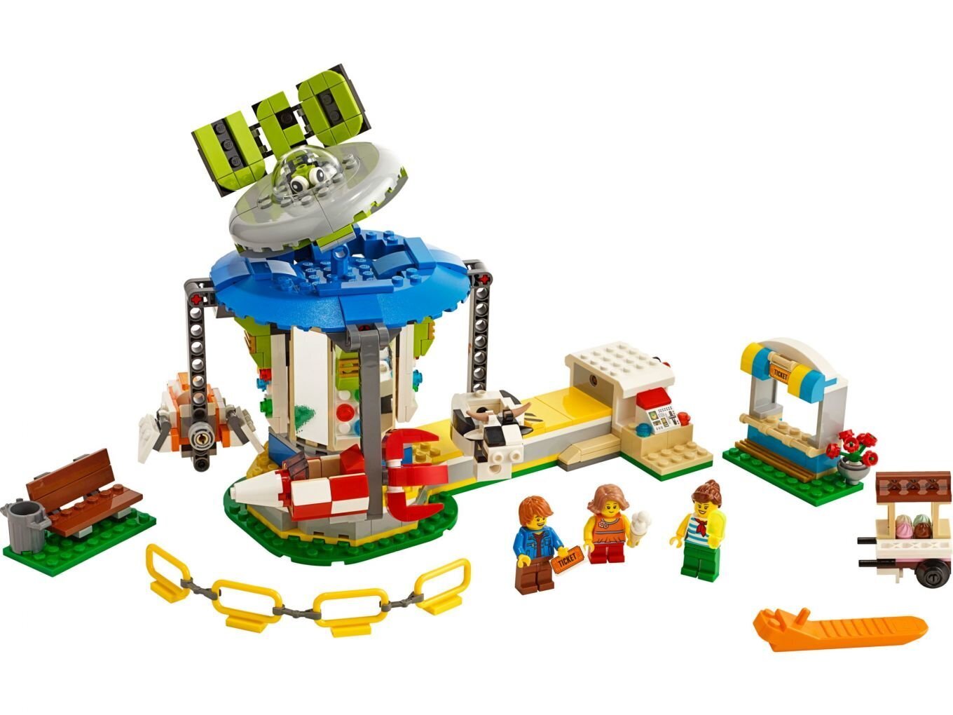 31095 LEGO® Creator tivolikaruselli hinta ja tiedot | LEGOT ja rakennuslelut | hobbyhall.fi