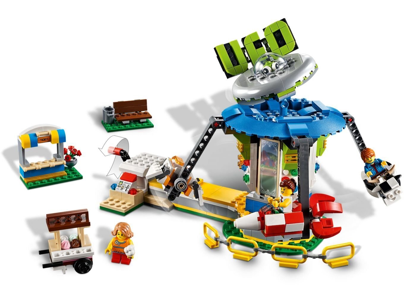 31095 LEGO® Creator tivolikaruselli hinta ja tiedot | LEGOT ja rakennuslelut | hobbyhall.fi