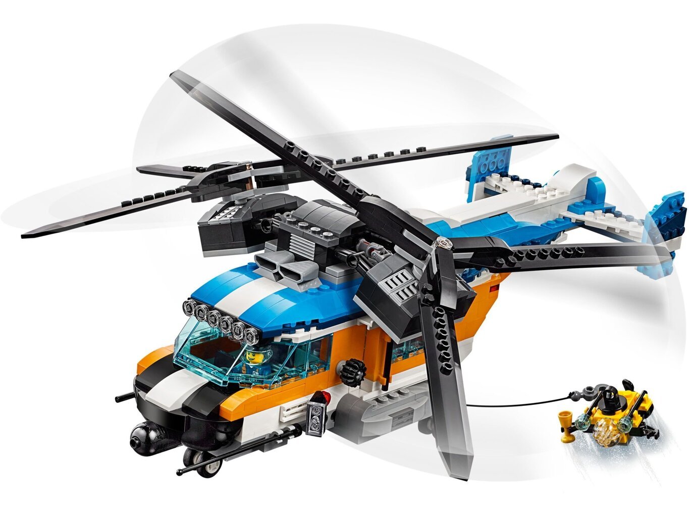 31096 LEGO® Creator Kaksitaso helikopteri hinta ja tiedot | LEGOT ja rakennuslelut | hobbyhall.fi