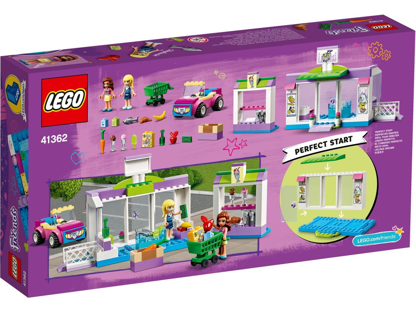 41362 LEGO® Friends Hartleickin myymälä hinta ja tiedot | LEGOT ja rakennuslelut | hobbyhall.fi