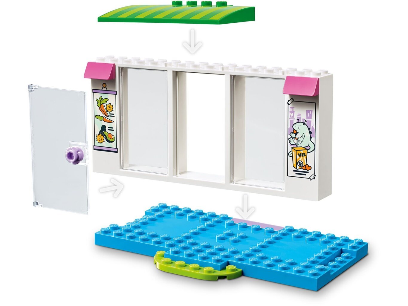 41362 LEGO® Friends Hartleickin myymälä hinta ja tiedot | LEGOT ja rakennuslelut | hobbyhall.fi