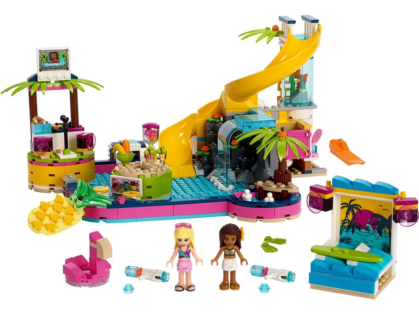 41374 LEGO® Friends Andrean allasjuhlat hinta ja tiedot | LEGOT ja rakennuslelut | hobbyhall.fi