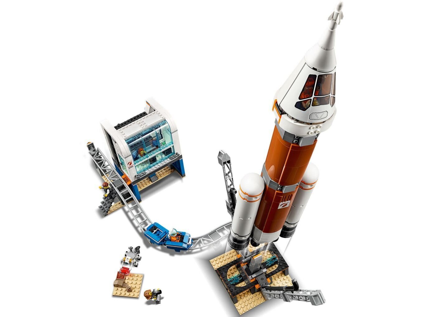 60228 LEGO® City Ulkoavaruuden raketti ja laukaisun valvomo hinta ja tiedot | LEGOT ja rakennuslelut | hobbyhall.fi