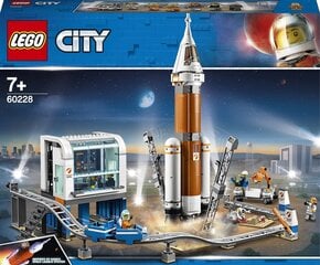 60228 LEGO® City Ulkoavaruuden raketti ja laukaisun valvomo hinta ja tiedot | LEGOT ja rakennuslelut | hobbyhall.fi