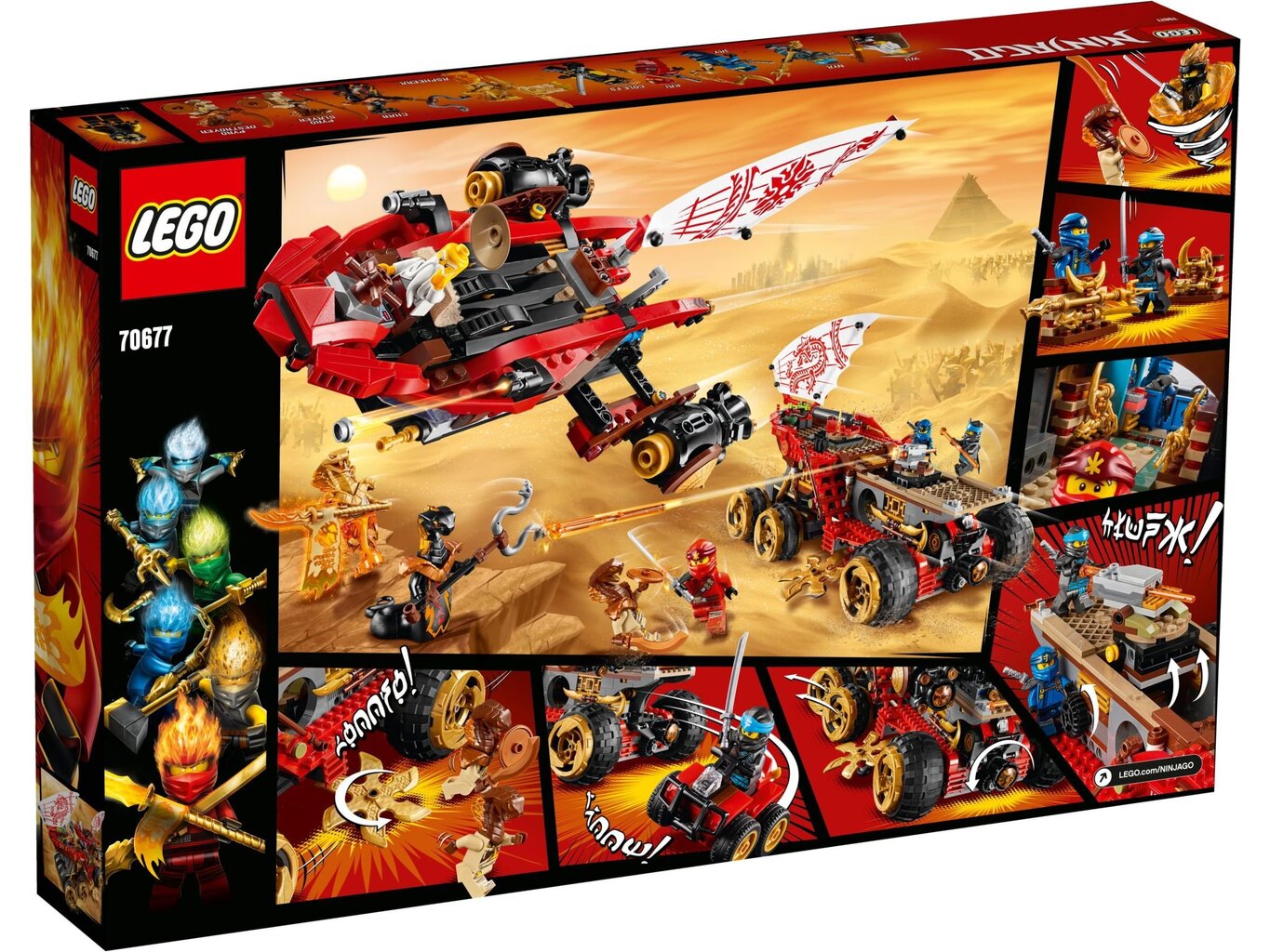 70677 LEGO® NINJAGO Maan aarre hinta ja tiedot | LEGOT ja rakennuslelut | hobbyhall.fi