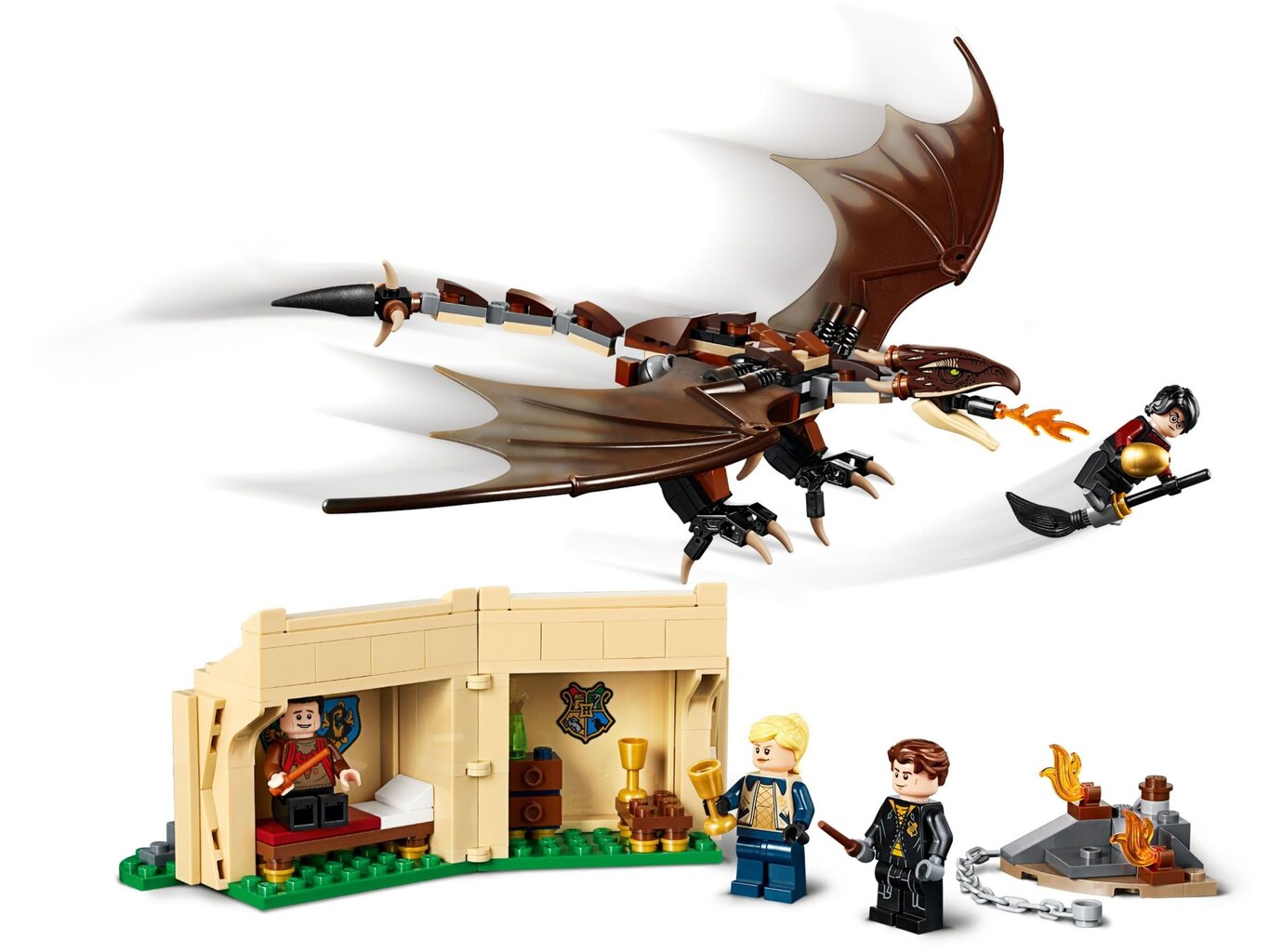 75946 LEGO® Harry Potter Kolmivelhoturnajaishaaste unkarilainen sarvipyrstö hinta ja tiedot | LEGOT ja rakennuslelut | hobbyhall.fi