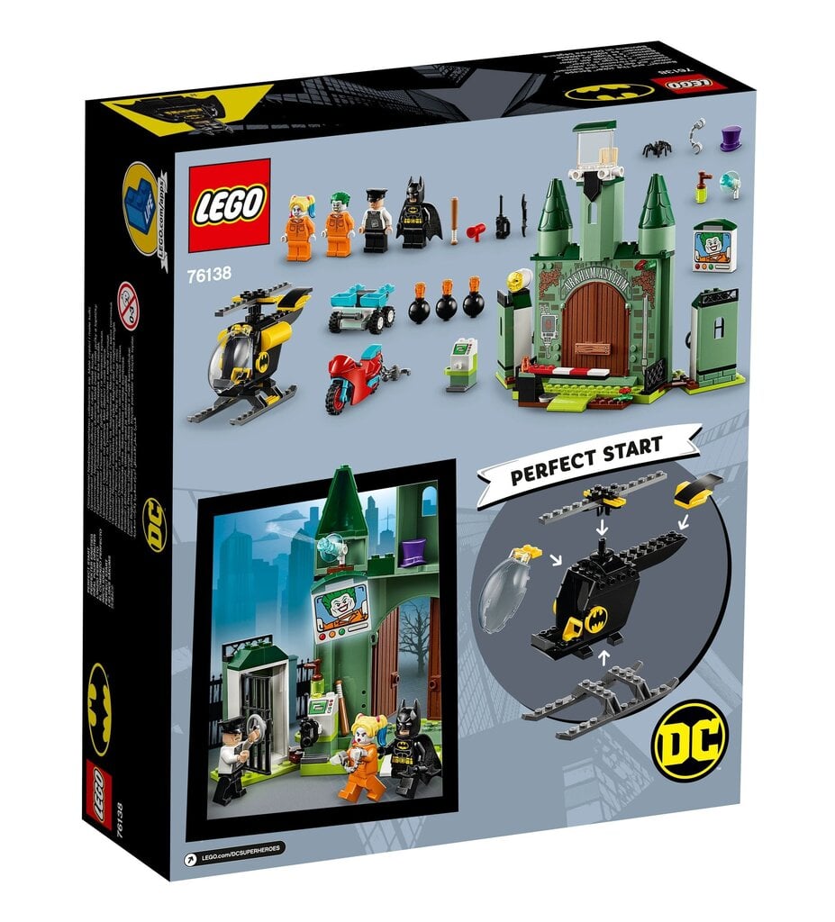 76138 LEGO® Super Heroes Batman ja Jokeri pakenevat pakoon hinta ja tiedot | LEGOT ja rakennuslelut | hobbyhall.fi