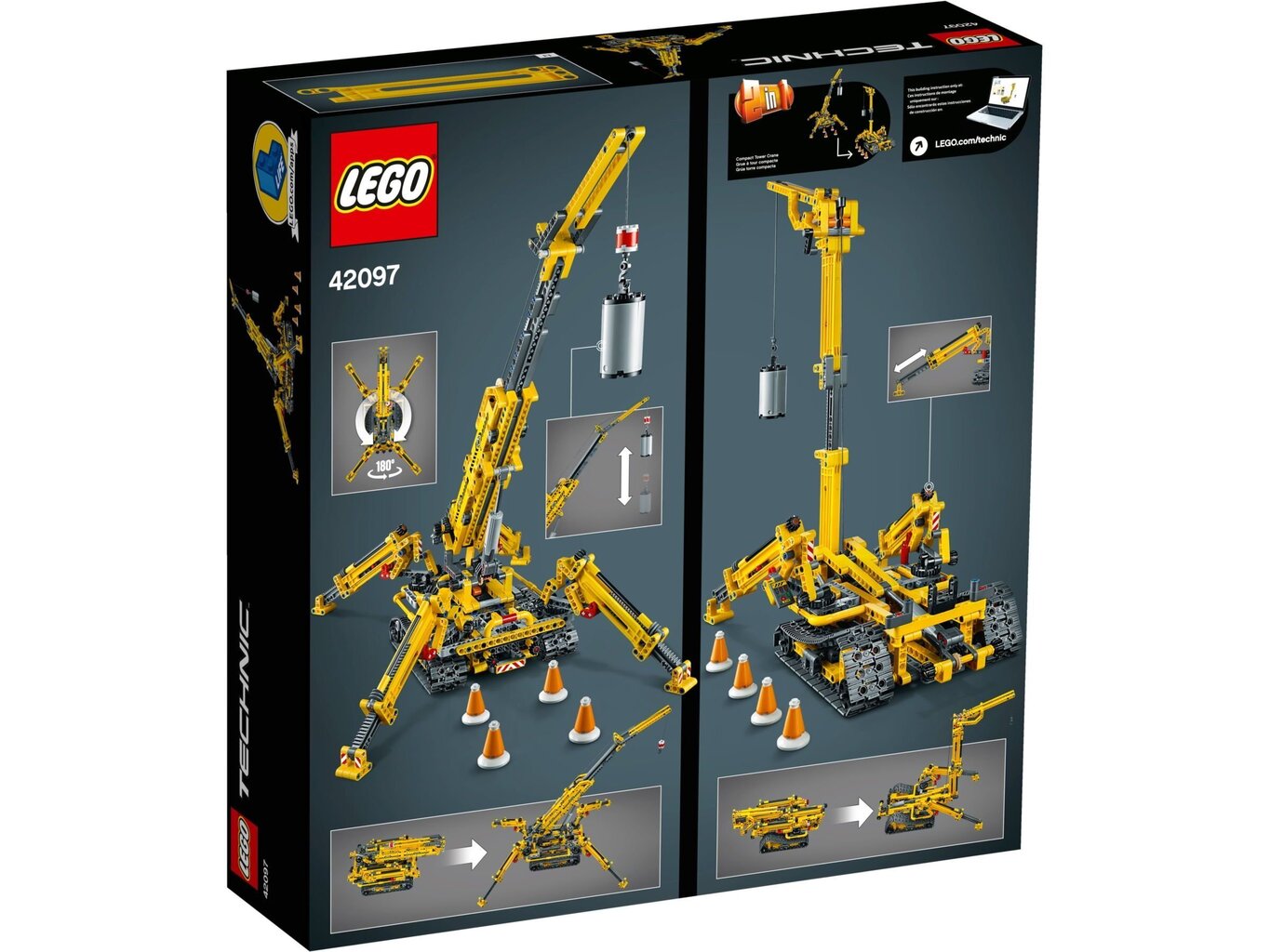 42097 LEGO® Technic Compact Crawler telaketju hinta ja tiedot | LEGOT ja rakennuslelut | hobbyhall.fi