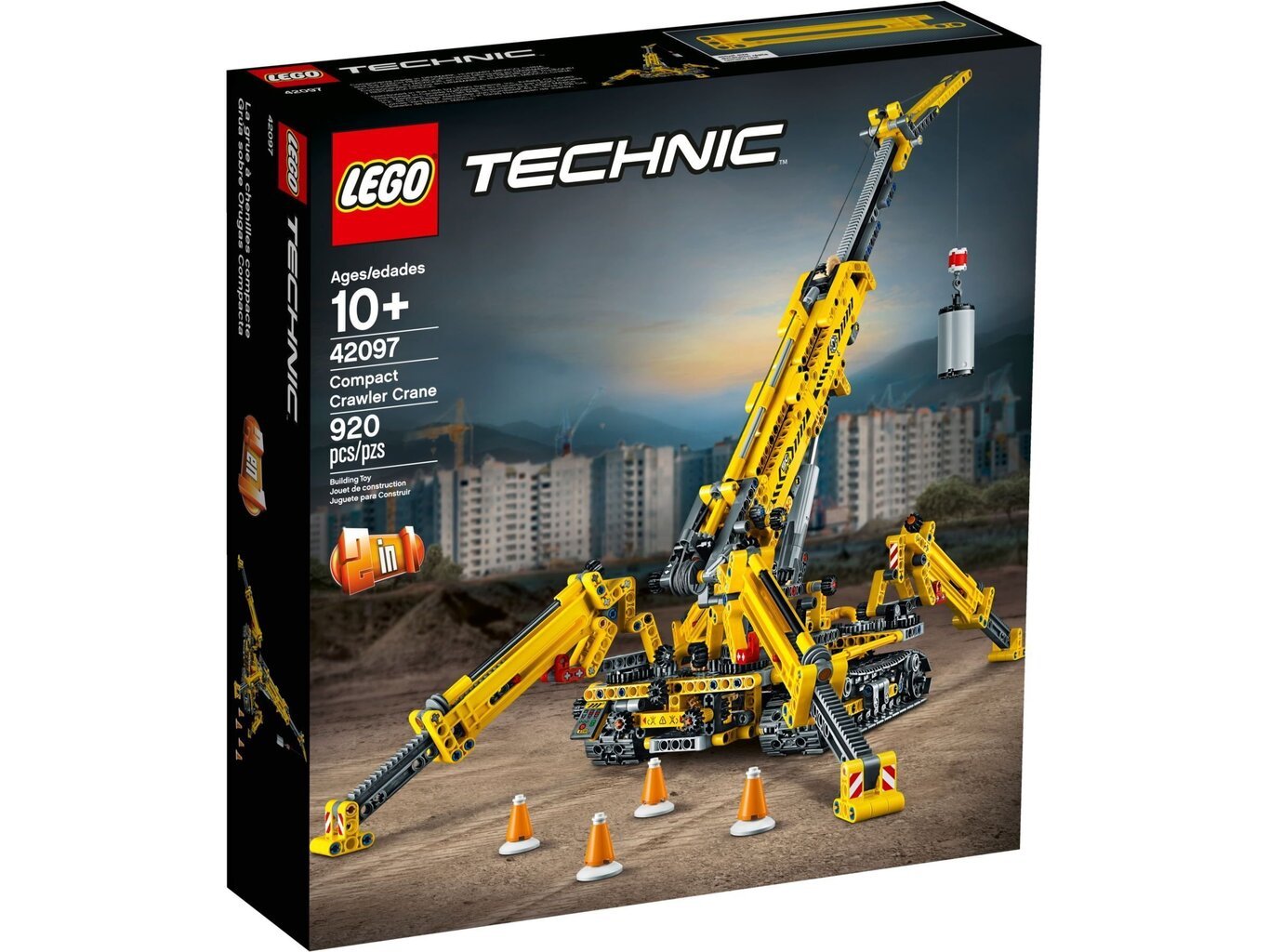 42097 LEGO® Technic Compact Crawler telaketju hinta ja tiedot | LEGOT ja rakennuslelut | hobbyhall.fi