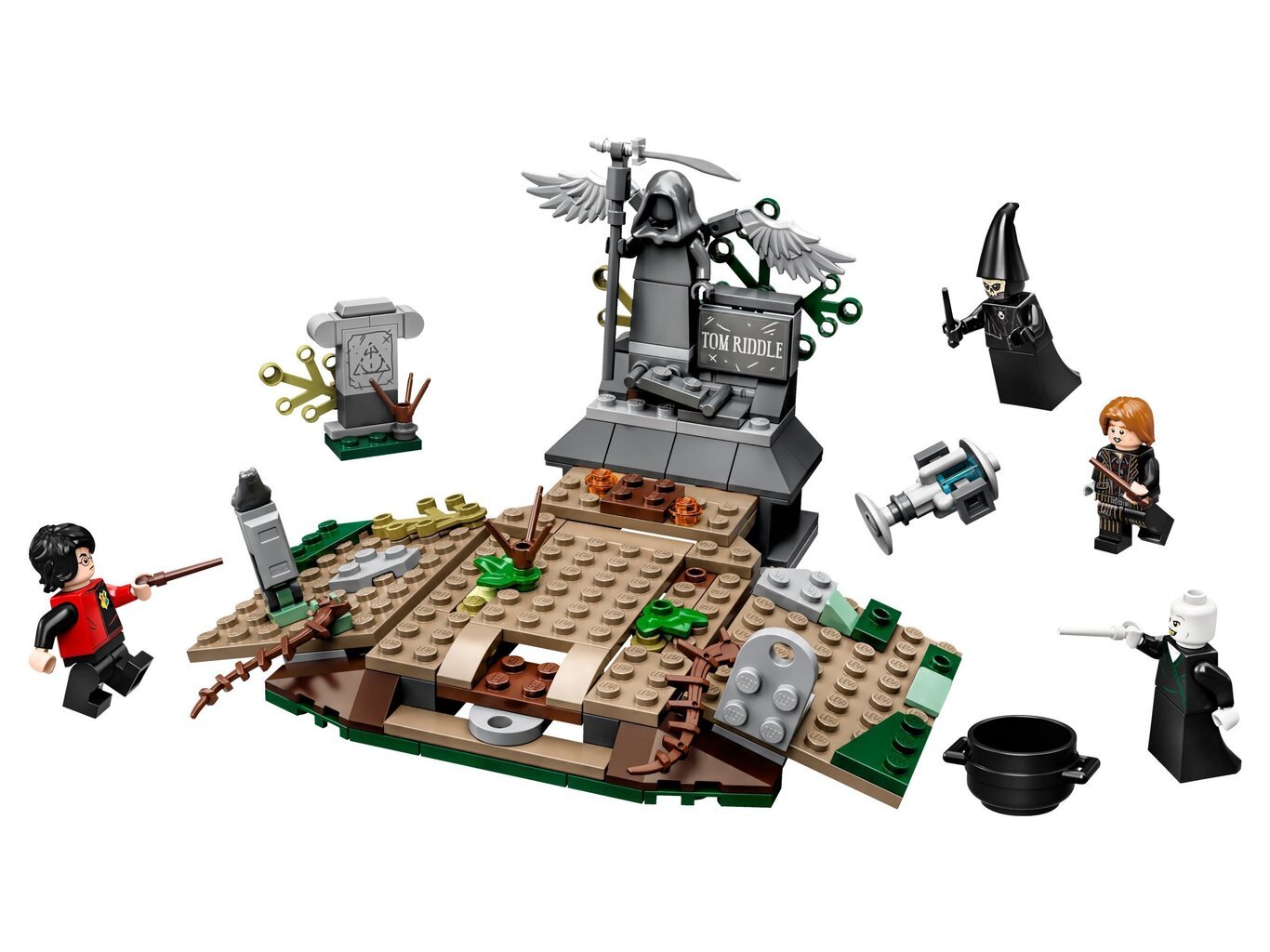 75965 LEGO® Harry Potter Voldemortin nousu hinta ja tiedot | LEGOT ja rakennuslelut | hobbyhall.fi