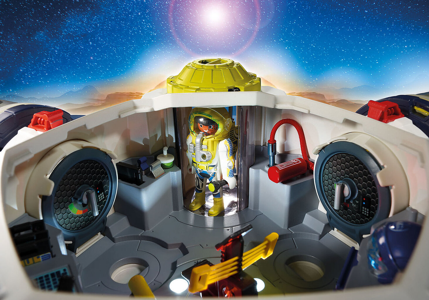 PLAYMOBIL® Space 9487, Marsin satelliittiasema hinta ja tiedot | LEGOT ja rakennuslelut | hobbyhall.fi