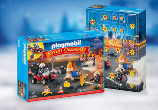 9486 PLAYMOBIL® Advent -kalenteri Palontorjunta hinta ja tiedot | Poikien lelut | hobbyhall.fi