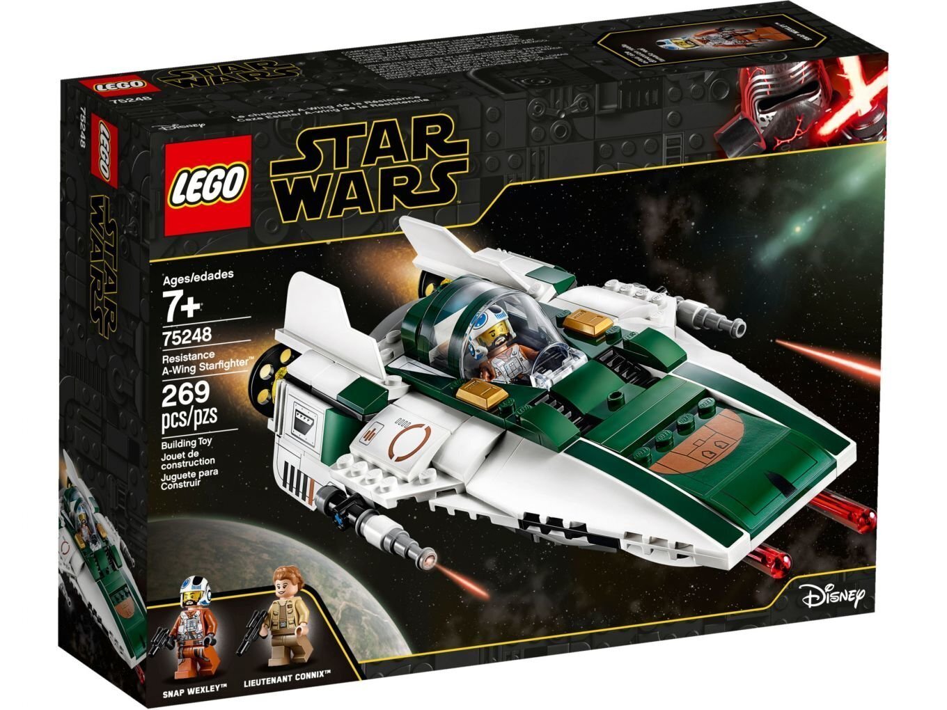 75248 LEGO® Star Wars Episode IX kapinallinen A-siipitähtihävittäjä hinta ja tiedot | LEGOT ja rakennuslelut | hobbyhall.fi