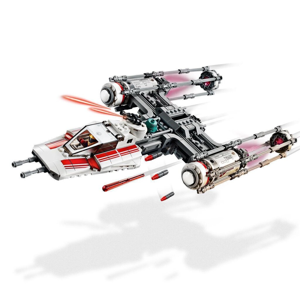 75249 LEGO® Star Wars Vastarinnan Y-siipinen tähtihävittäjä hinta ja tiedot | LEGOT ja rakennuslelut | hobbyhall.fi