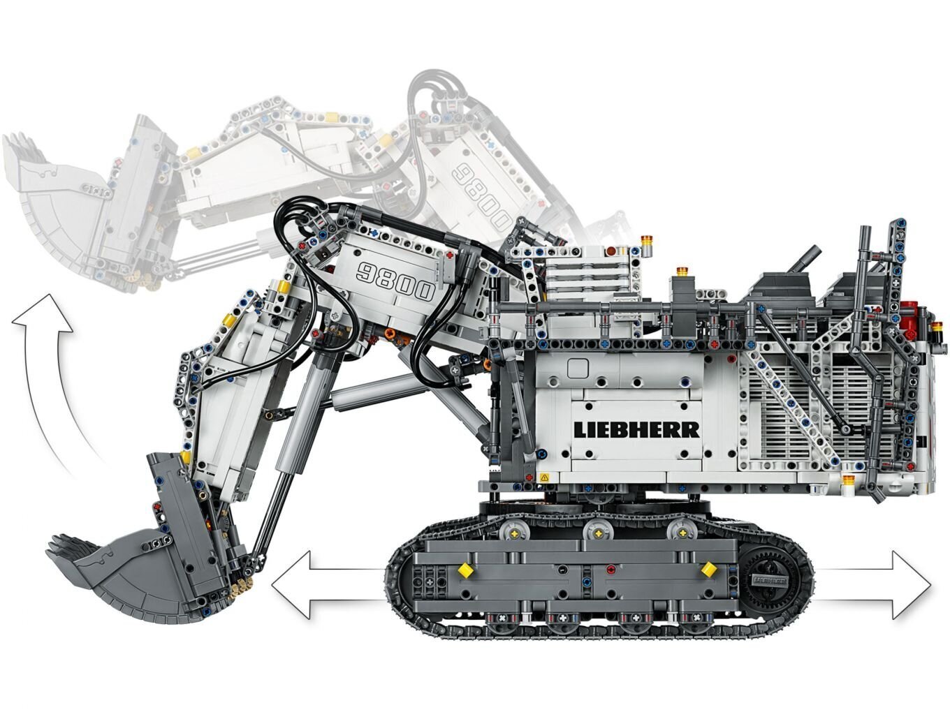 42100 LEGO® Technic Liebherr R 9800 kaivinkone hinta ja tiedot | LEGOT ja rakennuslelut | hobbyhall.fi