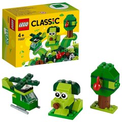 11007 LEGO®, Luovat vihreät palikat hinta ja tiedot | LEGOT ja rakennuslelut | hobbyhall.fi