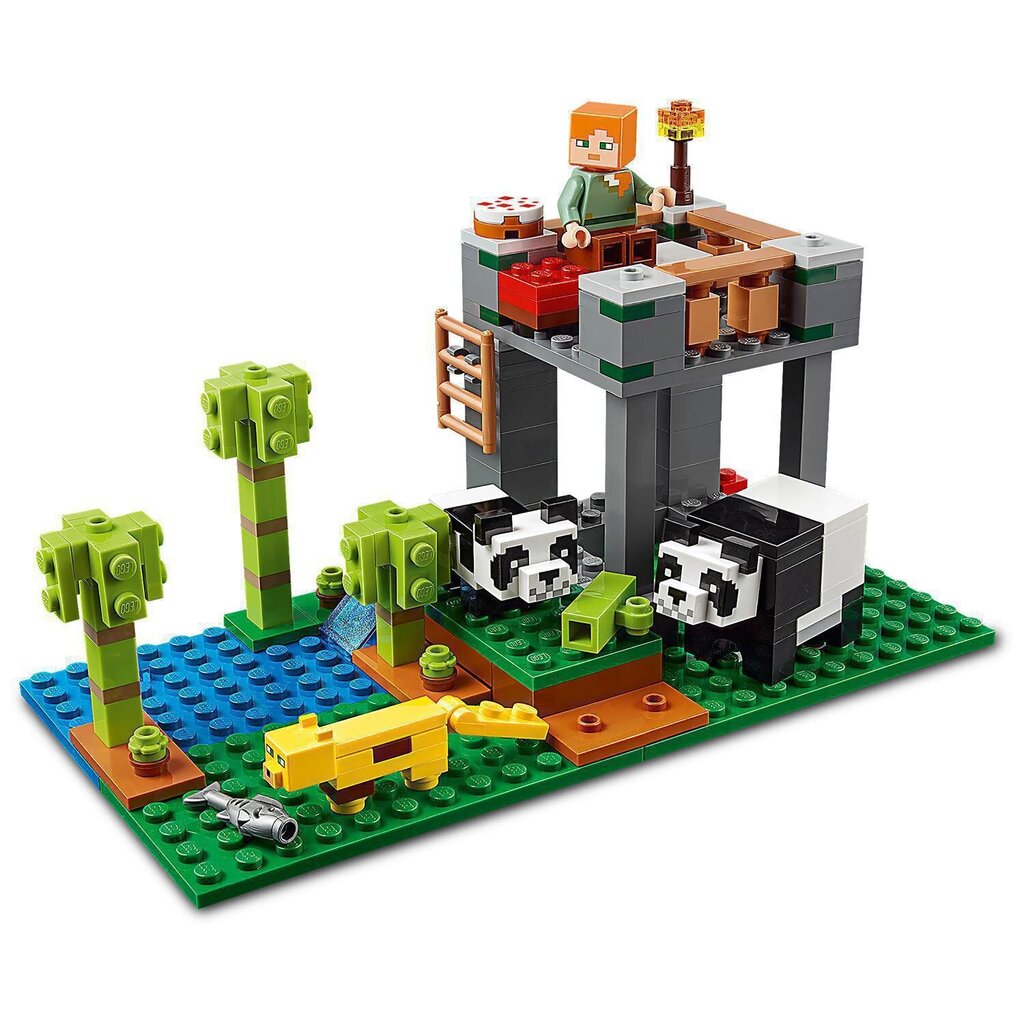 21158 LEGO® Minecraft Pandahoitola hinta ja tiedot | LEGOT ja rakennuslelut | hobbyhall.fi