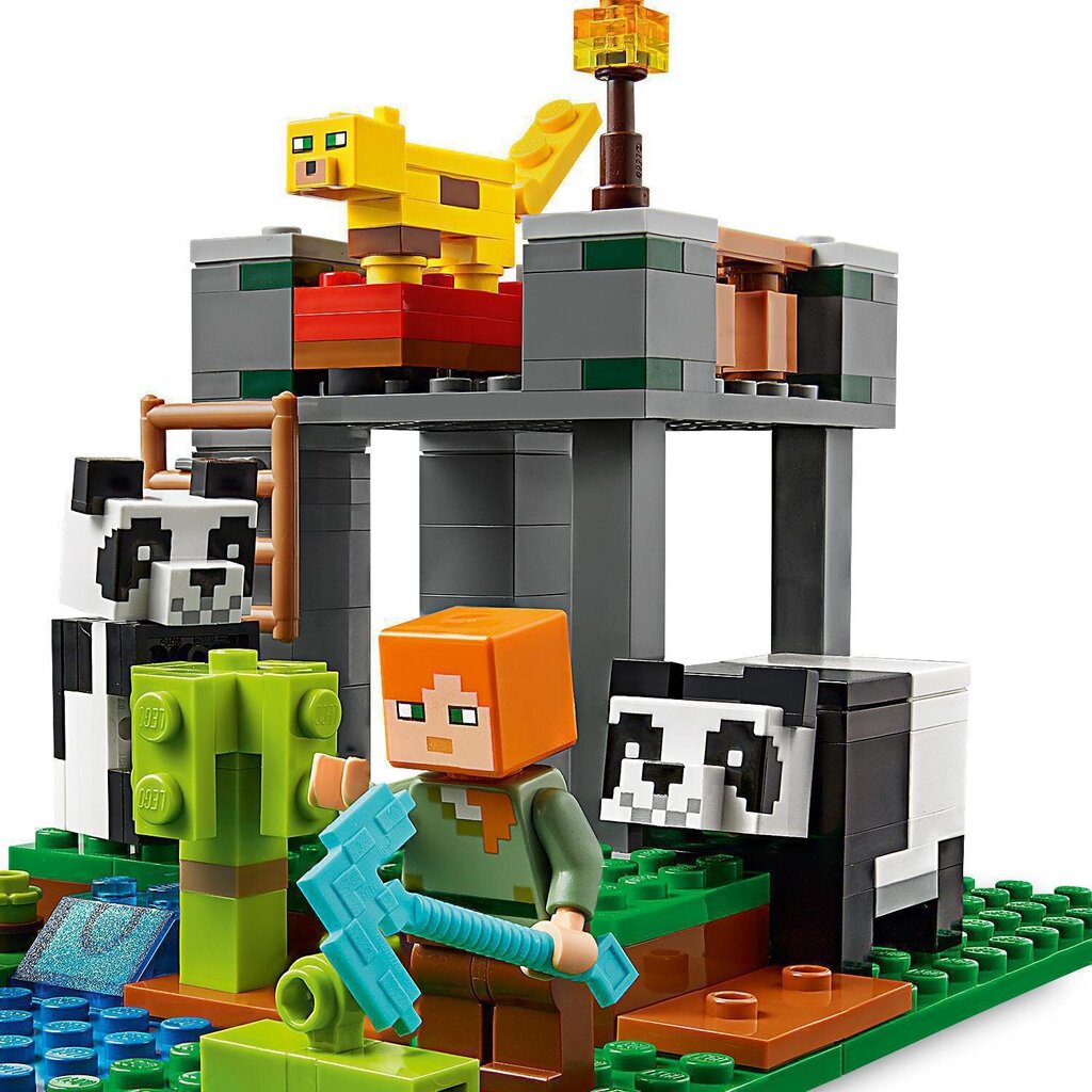 21158 LEGO® Minecraft Pandahoitola hinta ja tiedot | LEGOT ja rakennuslelut | hobbyhall.fi