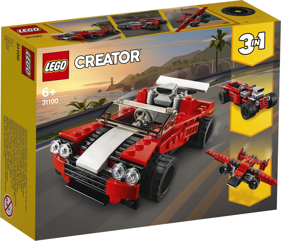 31100 LEGO® Urheiluauto hinta ja tiedot | LEGOT ja rakennuslelut | hobbyhall.fi