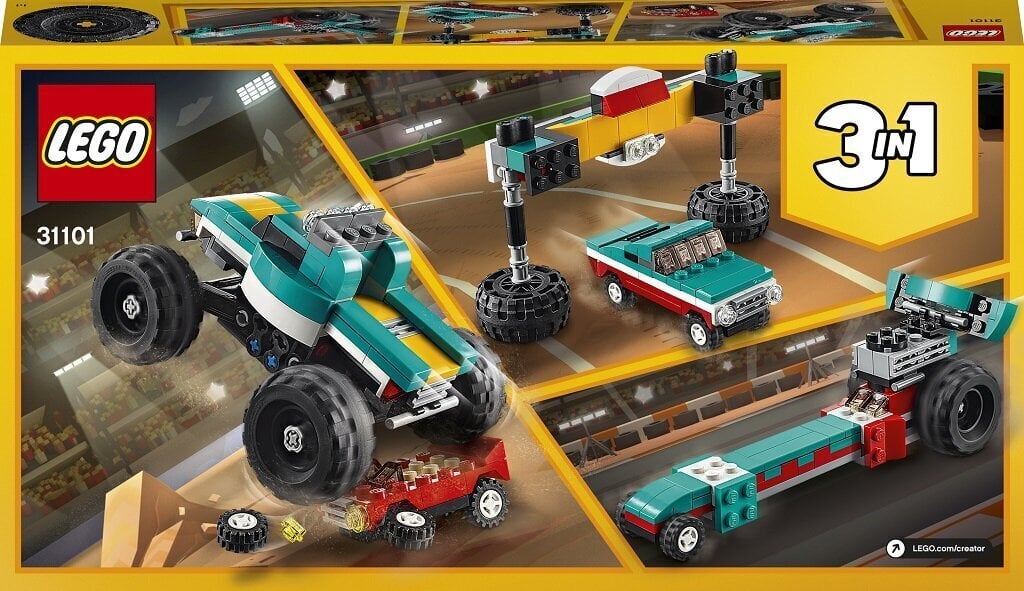 31101 LEGO® Monsteriauto hinta ja tiedot | LEGOT ja rakennuslelut | hobbyhall.fi