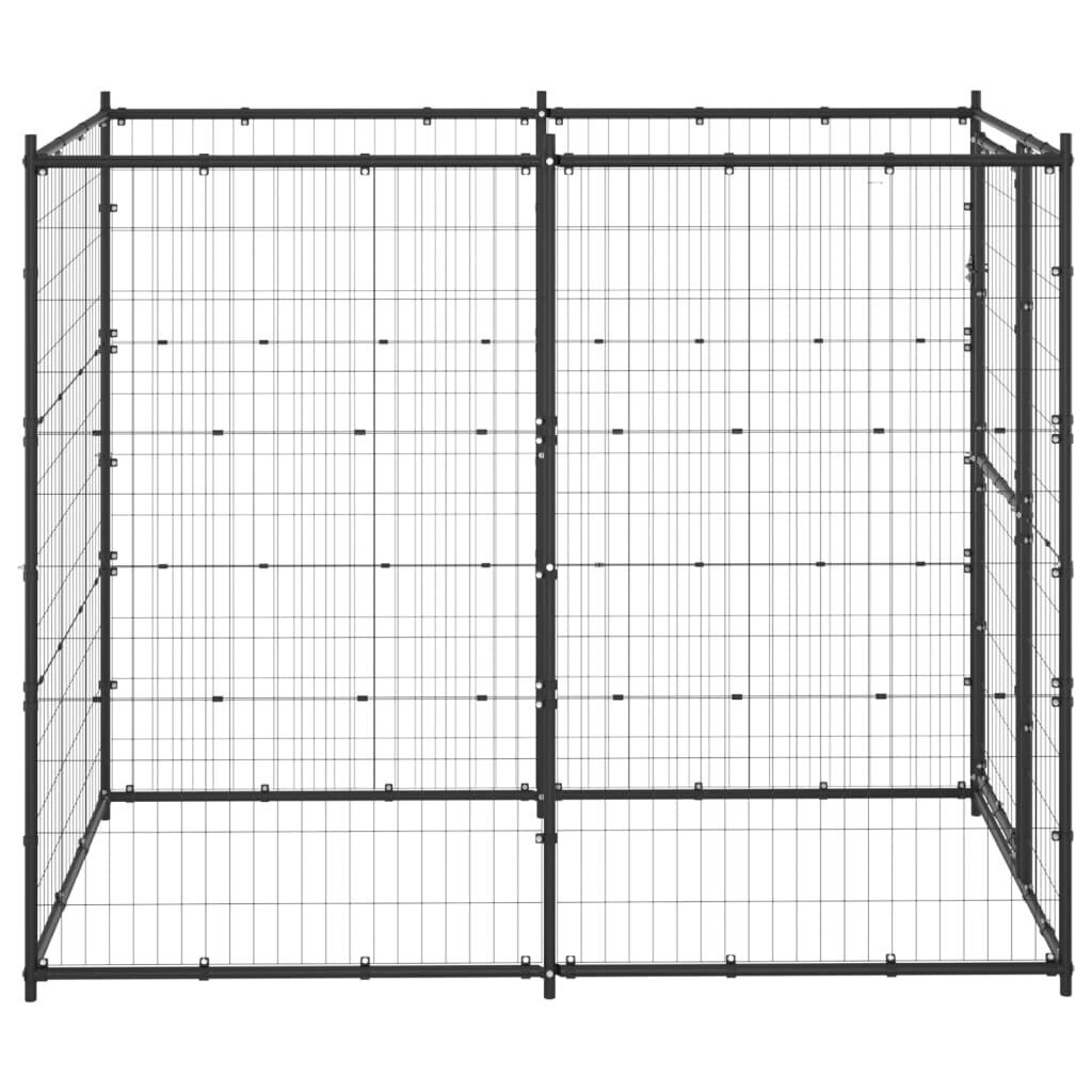 Koiran ulkohäkki teräs 110x220x180 cm hinta ja tiedot | Pedit ja pesät | hobbyhall.fi