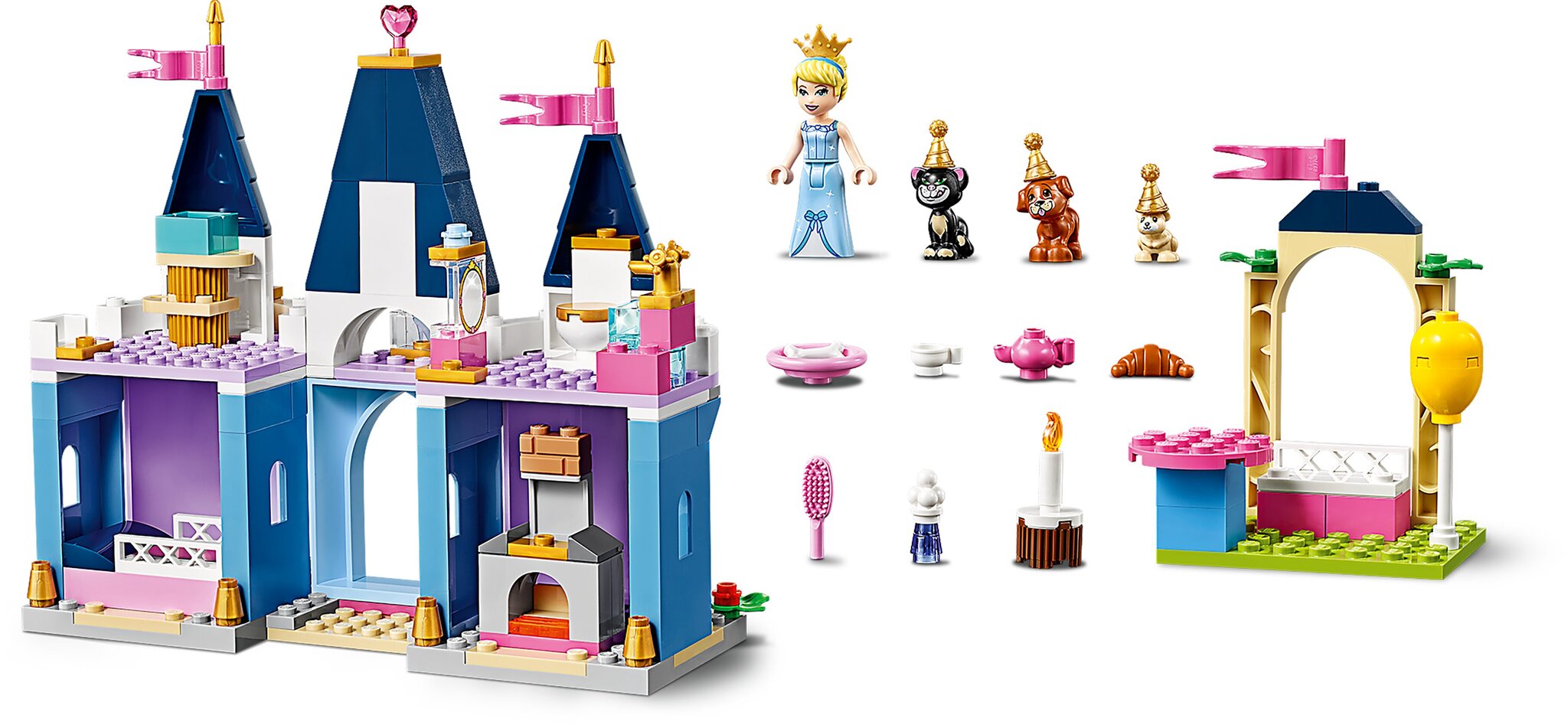 43178 LEGO® | Disney Prinsessa Tuhkimon linna Juhlatilaisuus hinta ja tiedot | LEGOT ja rakennuslelut | hobbyhall.fi