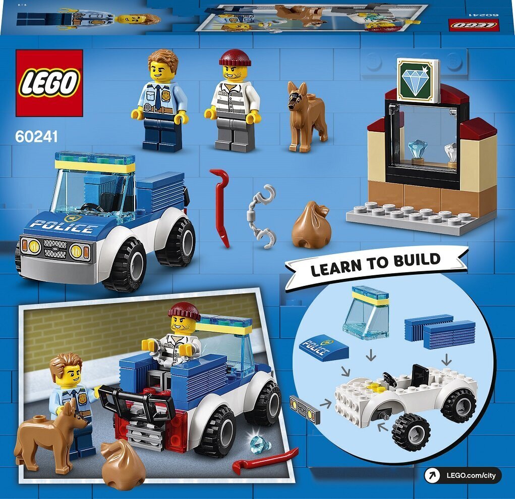 60241 LEGO® Poliisikoirayksikkö hinta ja tiedot | LEGOT ja rakennuslelut | hobbyhall.fi