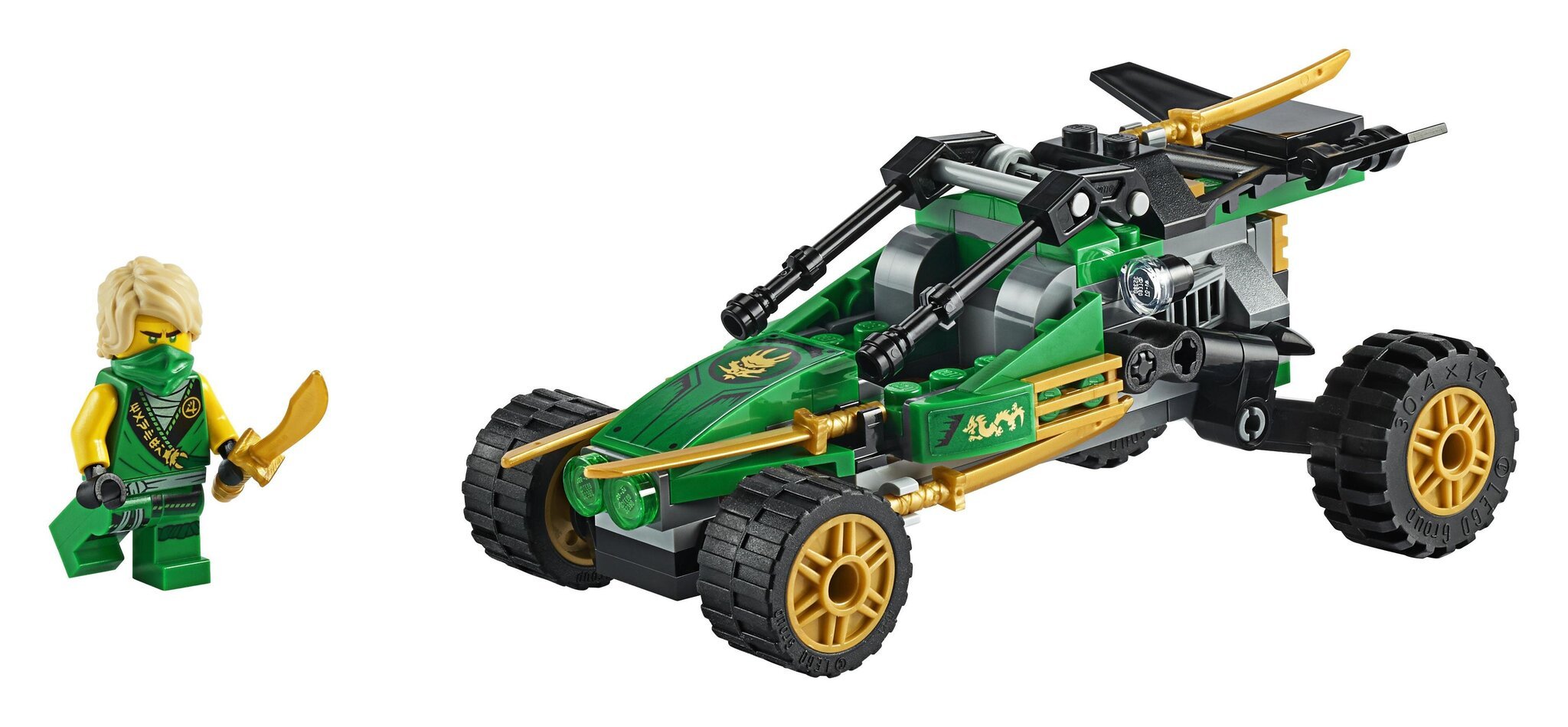 71700 LEGO® NINJAGO Viidakkohyökkääjä hinta ja tiedot | LEGOT ja rakennuslelut | hobbyhall.fi