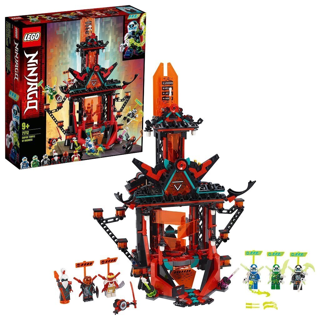 71712 LEGO® NINJAGO Keisarin Hulluuden temppeli hinta ja tiedot | LEGOT ja rakennuslelut | hobbyhall.fi