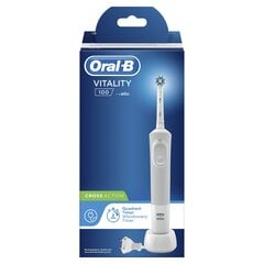 Braun Oral-B Vitality 100 sähköhammasharja, 100VITALITYWHITE hinta ja tiedot | Sähköhammasharjat | hobbyhall.fi