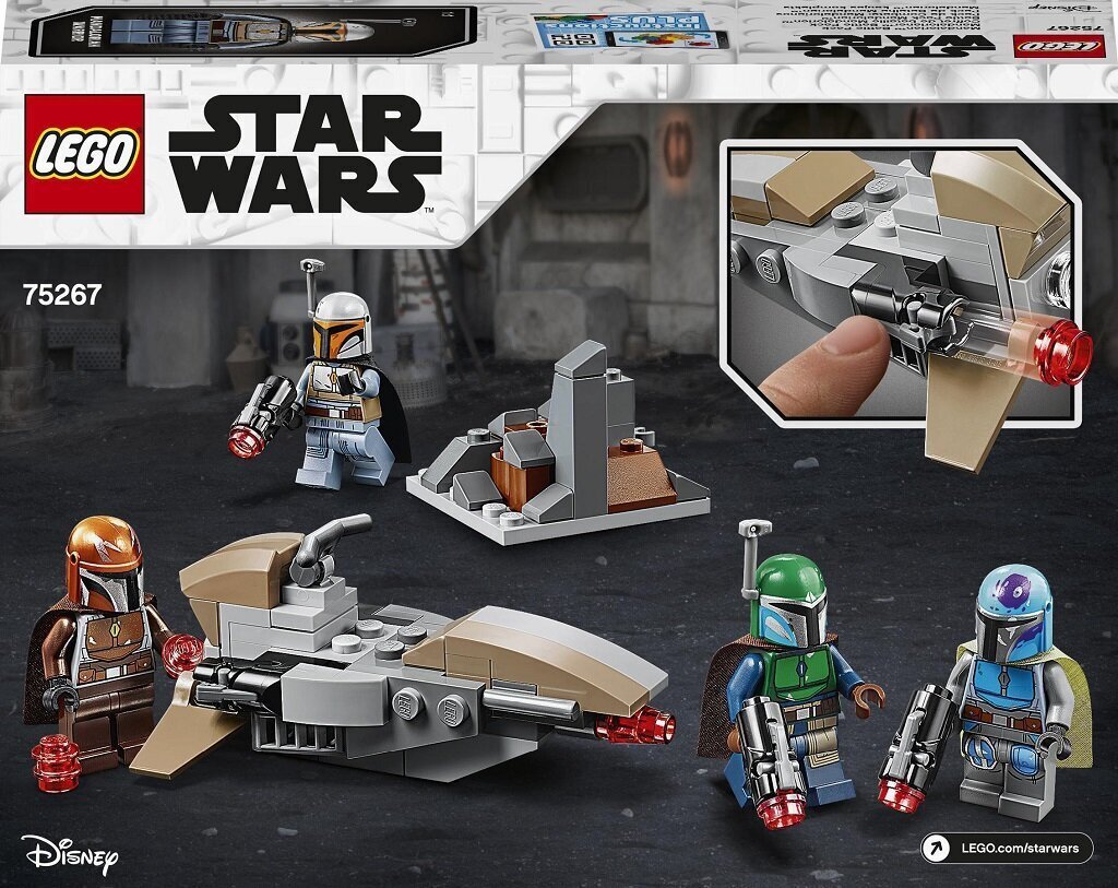 75267 LEGO® Star Wars Mandalorian taistelusetti hinta ja tiedot | LEGOT ja rakennuslelut | hobbyhall.fi