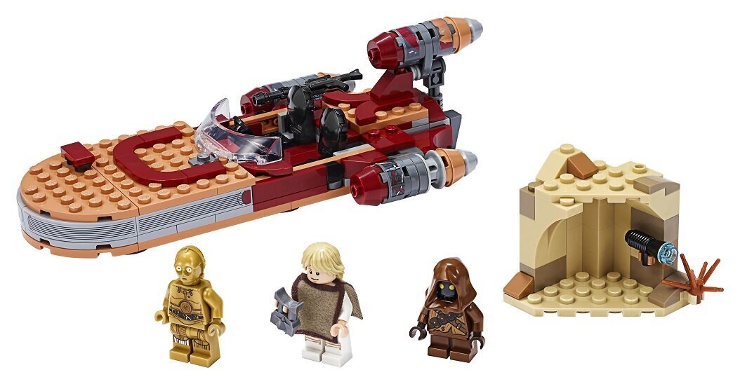 75271 LEGO® Luke Skywalkerin maakiituri hinta ja tiedot | LEGOT ja rakennuslelut | hobbyhall.fi